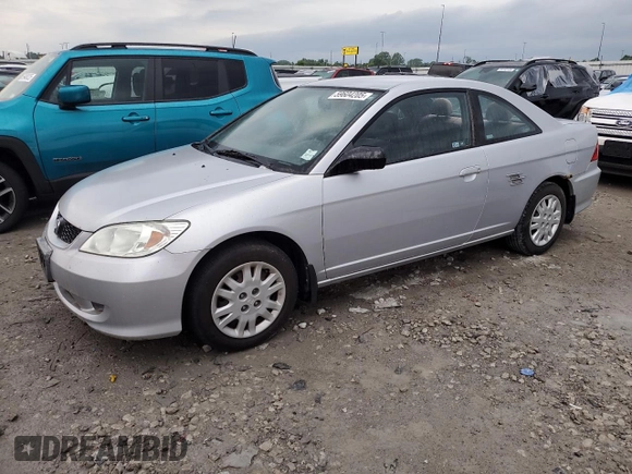 2004 Honda Civic LX z VIN 1HGEM22584L051900, wystawiony jako Copart lot #59604205 z przebiegiem 232 637 mil mil oraz Czysty tytuł • Clean title. Historia ofert i sprzedaży dostępna na DreamBid. Obrazek 1.