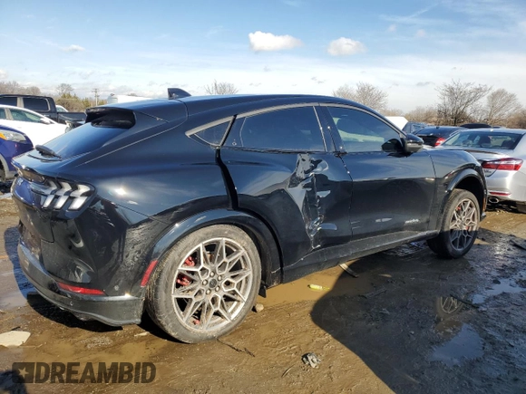 2024 Ford Mustang Mach-E GT with VIN 3FMTK4SX8RMA27672, listed as a Copart auction lot 45042135 with 2,123 mi miles and Salvage Title. Bid and sale history available at DreamBid. Image 3.