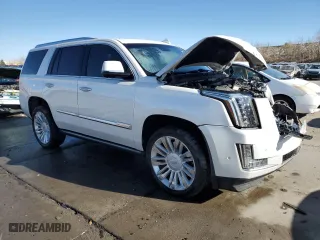 2019 Cadillac Escalade Platinum with VIN 1GYS4DKJ7KR277778, listed as a Copart auction lot 80351154 with 64,325 mi miles and Salvage Title. Bid and sale history available at carsss.com. Image 4.