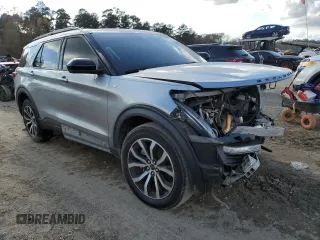 2022 Ford Explorer ST-Line with VIN 1FMSK7KH3NGC31810, listed as a Copart auction lot 84958304 with 42,593 mi miles and Salvage Title. Bid and sale history available at carsss.com. Image 4.