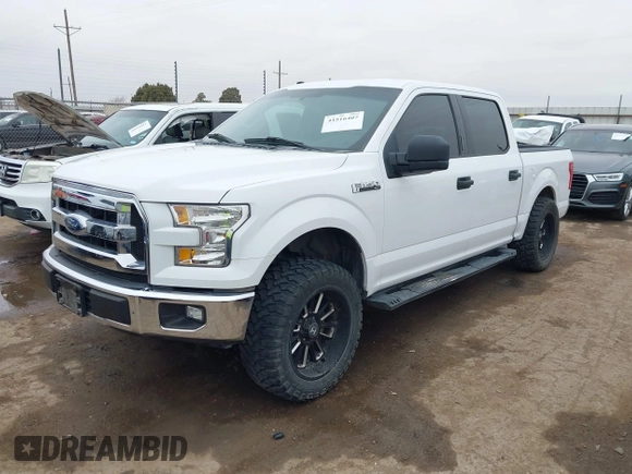 2017 Ford F-150 XL with VIN 1FTEW1C88HKD75257, listed as a IAAI auction lot 41516407 with 107,099 mi miles and . Bid and sale history available at DreamBid. Image 2.