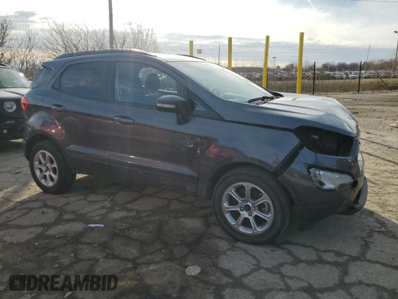 2021 Ford EcoSport SE with VIN MAJ3S2GE4MC440737, listed as a Copart auction lot 44346465 with 51,348 mi miles and Salvage Title. Bid and sale history available at carsss.com. Image 4.