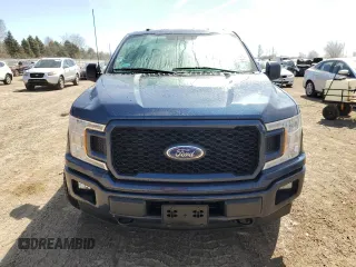 2018 Ford F-150 XL with VIN 1FTEW1EP5JFB40530, listed as a Copart auction lot 52946645 with 106,796 mi miles and Salvage Title. Bid and sale history available at carsss.com. Image 5.