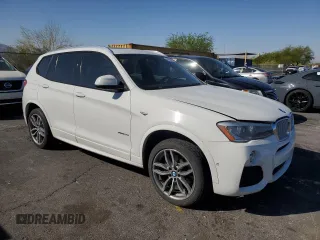 2015 BMW X3 xDrive28i with VIN 5UXWX9C53F0D50282, listed as a Copart auction lot 54792515 with 170,876 mi miles and Clean Title. Bid and sale history available at DreamBid. Image 4.