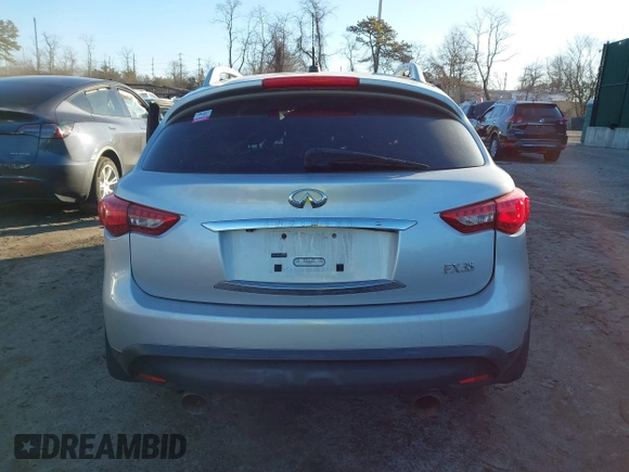 2010 Infiniti FX with VIN JN8AS1MW1AM855968, listed as a IAAI auction lot 41451626 with 167,275 mi miles. Bid and sale history available at carsss.com. Image 15.