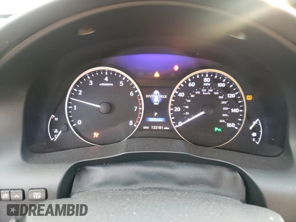 2013 Lexus ES 4dr Sdn with VIN JTHBK1GG5D2016909, listed as a Copart auction lot 85663624 with 123,181 mi miles and Salvage Title. Bid and sale history available at carsss.com. Image 9.