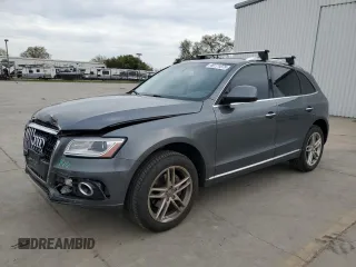 2016 Audi Q5 Premium Plus with VIN WA1L2AFP7GA104162, listed as a Copart auction lot 49771075 with 102,446 mi miles and Salvage Title. Bid and sale history available at carsss.com. Image 1.