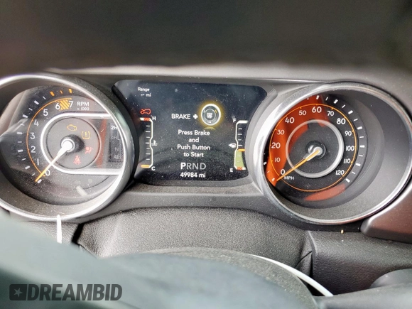 2021 Jeep Wrangler Unlimited Sport S with VIN 1C4HJXDN0MW859686, listed as a Copart auction lot 51352355 with 49,984 mi miles and Salvage Title. Bid and sale history available at carsss.com. Image 9.
