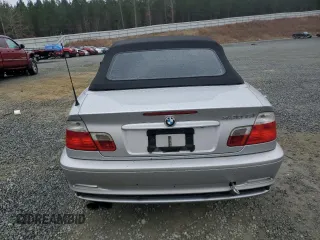 2001 BMW 3 Series 330Ci with VIN WBABS53411JU85191, listed as a Copart auction lot 42703495 with 0 mi miles and Salvage Title. Bid and sale history available at carsss.com. Image 6.