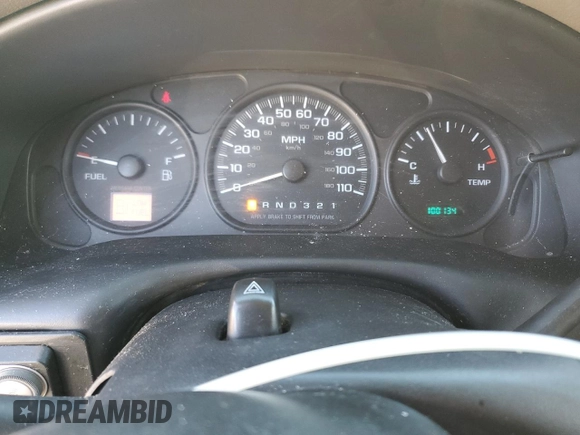 2003 Chevrolet Venture 1SA z VIN 1GNDX03E23D313074, wystawiony jako Copart lot #80559294 z przebiegiem 100 134 mil mil oraz Szkody całkowita. Historia ofert i sprzedaży dostępna na DreamBid. Obrazek 9.