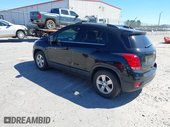 2018 Chevrolet Trax LT with VIN 3GNCJLSB7JL207622, listed as a IAAI auction lot 41693952 with 79,403 mi miles and . Bid and sale history available at carsss.com. Image 3.
