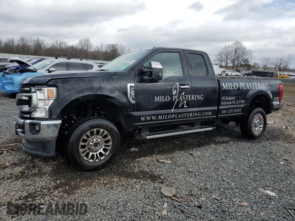 2022 Ford F-250 XL with VIN 1FT7X2B69NEF95657, listed as a Copart auction lot 50950495 with 44,978 mi miles and Salvage Title. Bid and sale history available at DreamBid. Image 1.