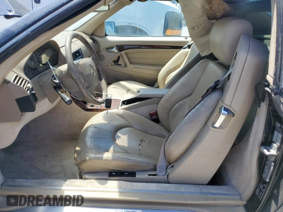 1998 Mercedes-Benz SL 500 with VIN WDBFA67F2WF160146, listed as a Copart auction lot 65653315 with 171,953 mi miles and Clean title. Bid and sale history available at DreamBid. Image 7.