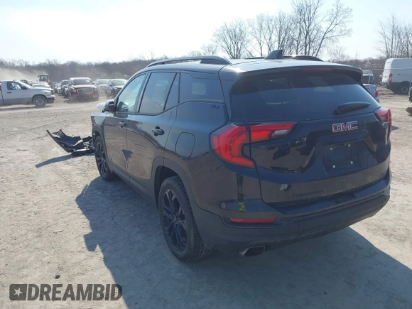 2019 GMC Terrain SLT with VIN 3GKALPEX4KL135079, listed as a IAAI auction lot 42068081 with 123,153 mi miles. Bid and sale history available at carsss.com. Image 3.
