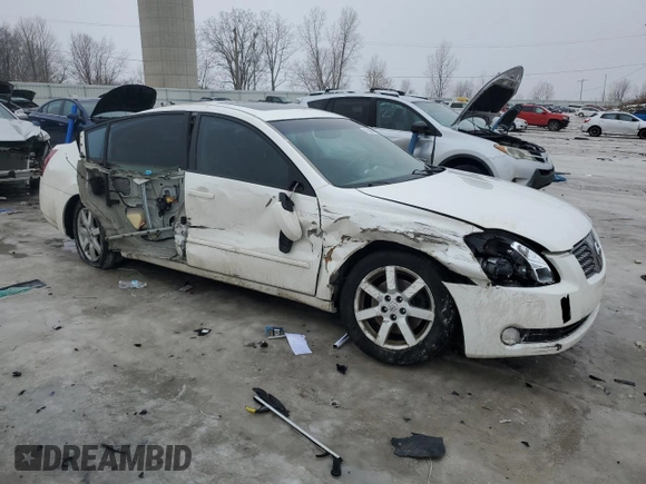 2005 Nissan Maxima 3.5 SL with VIN 1N4BA41E55C858809, listed as a Copart auction lot 43243945 with 0 mi miles and Salvage Title. Bid and sale history available at carsss.com. Image 4.