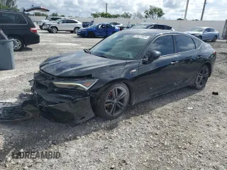 2023 Acura Integra Technology with VIN 19UDE4G76PA000944, listed as a Copart auction lot 60218825 with 38,661 mi miles and Salvage title. Bid and sale history available at DreamBid. Image 1.