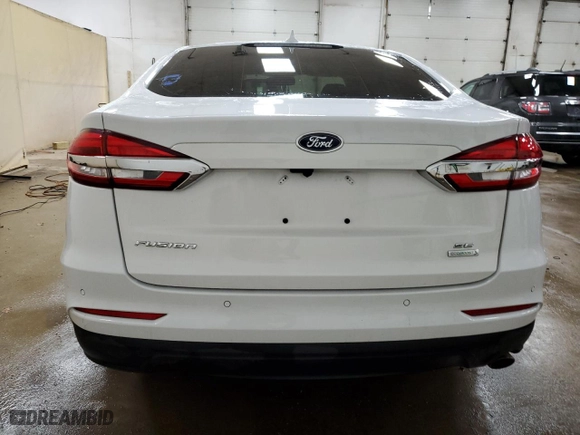 2020 Ford Fusion SE with VIN 3FA6P0HD5LR124868, listed as a Copart auction lot 41685095 with 48,356 mi miles and Salvage Title. Bid and sale history available at carsss.com. Image 6.