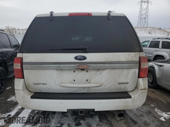 2017 Ford Expedition EL Limited with VIN 1FMJK2ATXHEA09088, listed as a Copart auction lot 87645165 with 61,184 mi miles and Salvage Title. Bid and sale history available at carsss.com. Image 6.