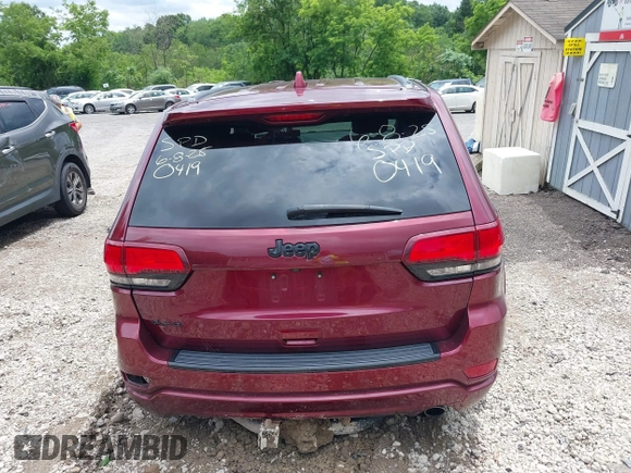 2017 Jeep Grand Cherokee Altitude with VIN 1C4RJFAG0HC700419, listed as a IAAI auction lot 42553449 with 143,872 mi miles and . Bid and sale history available at DreamBid. Image 17.