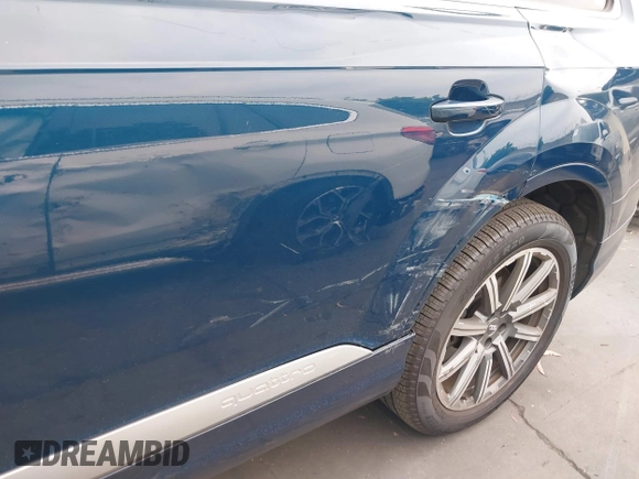 2019 Audi Q7 Premium with VIN WA1AAAF70KD006253, listed as a IAAI auction lot 42360114 with 19,448 mi miles and . Bid and sale history available at DreamBid. Image 6.