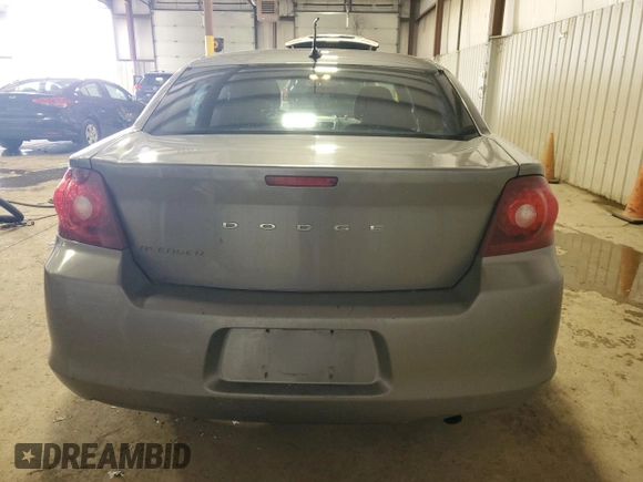 2012 Dodge Avenger SE with VIN 1C3CDZAB1CN184091, listed as a Copart auction lot 44186945 with 149,359 mi miles and Salvage Title. Bid and sale history available at carsss.com. Image 6.