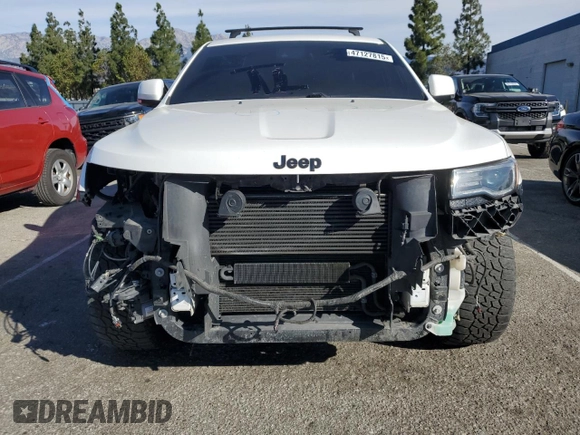 2015 Jeep Grand Cherokee Overland with VIN 1C4RJFCM5FC146181, listed as a Copart auction lot 47127815 with 93,566 mi miles and Salvage title. Bid and sale history available at DreamBid. Image 5.