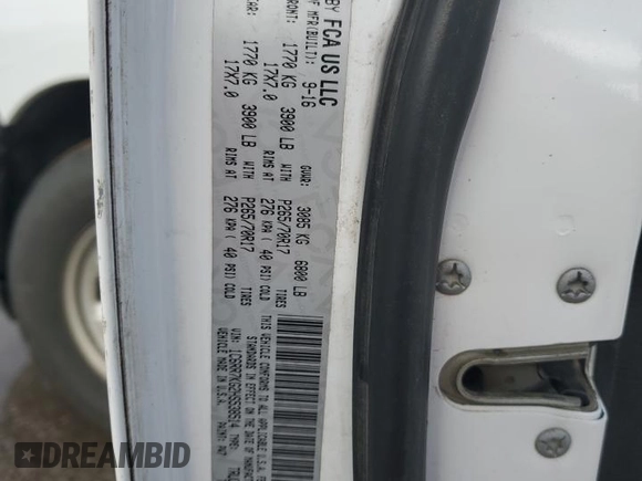 2017 Ram 1500 Tradesman с VIN 1C6RR7KG2HS538514, выставлен на аукционе Copart как лот 84091154 с пробегом 183 637 миль миль и Списание • Salvage title. История ставок и продаж доступна на DreamBid. Изображение 13.