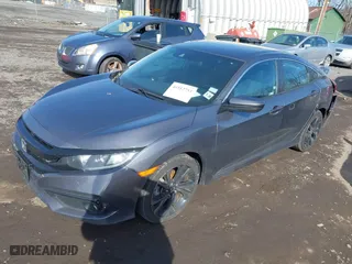 2021 Honda Civic Sedan Sport with VIN 2HGFC2F80MH503217, listed as a IAAI auction lot 41512753 with 75,775 mi miles. Bid and sale history available at carsss.com. Image 17.