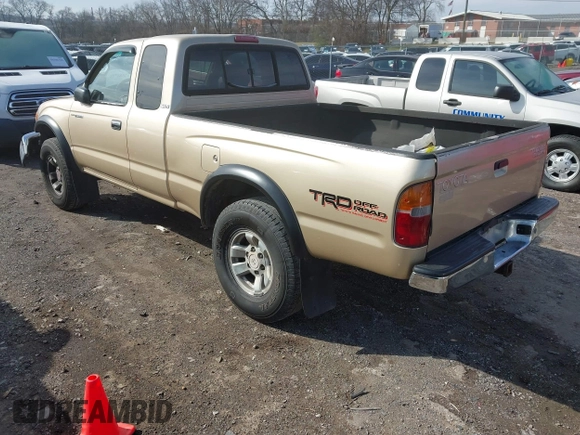 1999 Toyota Tacoma PreRunner with VIN 4TASN92NXXZ563923, listed as a IAAI auction lot 41588706 with 348,134 mi miles and . Bid and sale history available at DreamBid. Image 3.