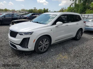 2020 Cadillac XT6 FWD Premium Luxury with VIN 1GYKPCRSXLZ183458, listed as a Copart auction lot 51249275 with 73,177 mi miles and Salvage Title. Bid and sale history available at carsss.com. Image 1.