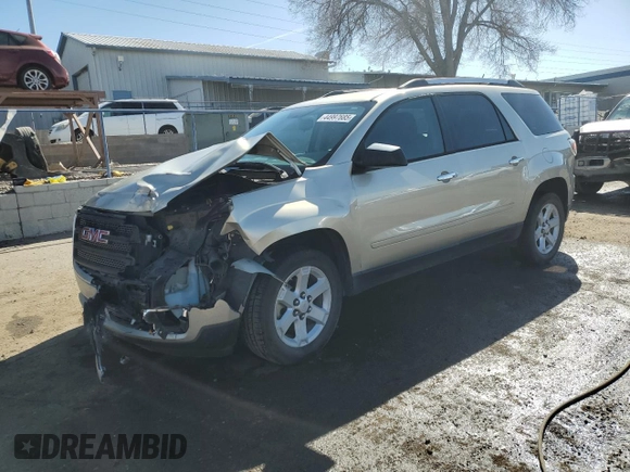 2016 GMC Acadia SLE with VIN 1GKKRNED6GJ214782, listed as a Copart auction lot 44997685 with 35,941 mi miles and Salvage Title. Bid and sale history available at DreamBid. Image 1.