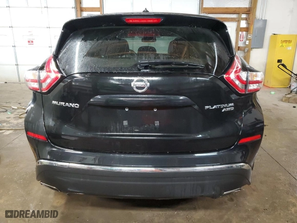 2015 Nissan Murano SL with VIN 5N1AZ2MH9FN251600, listed as a Copart auction lot 44208985 with 164,703 mi miles and Salvage Title. Bid and sale history available at carsss.com. Image 6.