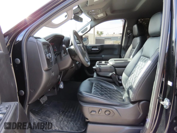 2022 Chevrolet Silverado 1500 Custom with VIN 3GCPABEKXNG501062, listed as a Copart auction lot 53726675 with 37,880 mi miles and Salvage Title. Bid and sale history available at DreamBid. Image 9.