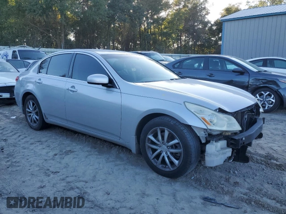 2008 Infiniti G35 with VIN JNKBV61EX8M223608, listed as a Copart auction lot 84799084 with 71,328 mi miles and Salvage Title. Bid and sale history available at DreamBid. Image 4.
