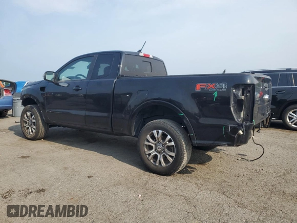 2021 Ford Ranger XL with VIN 1FTER1FH4MLD40755, listed as a Copart auction lot 60442935 with 52,864 mi miles and Salvage title. Bid and sale history available at DreamBid. Image 2.