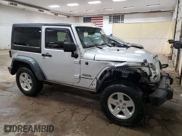 2012 Jeep Wrangler Sport with VIN 1C4AJWAGXCL133013, listed as a Copart auction lot 59788325 with 141,015 mi miles and Clean title. Bid and sale history available at DreamBid. Image 4.