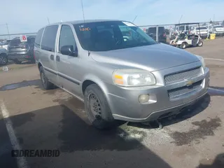2008 Chevrolet Uplander LS with VIN 1GNDV23WX8D108099, listed as a IAAI auction lot 41679773 with 128,768 mi miles and . Bid and sale history available at DreamBid. Image 1.