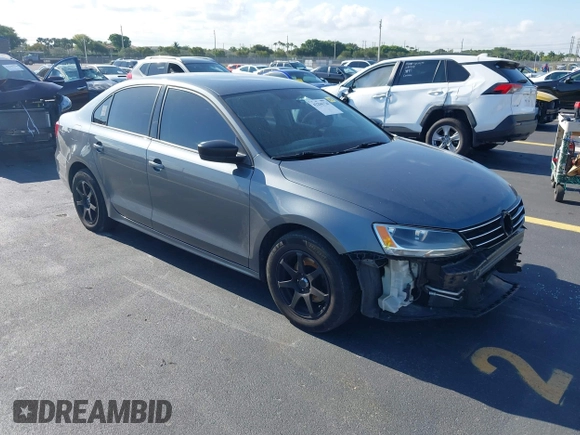 2015 Volkswagen Jetta S with VIN 3VW1K7AJ9FM288103, listed as a IAAI auction lot 42296726 with 160,196 mi miles and . Bid and sale history available at DreamBid. Image 1.