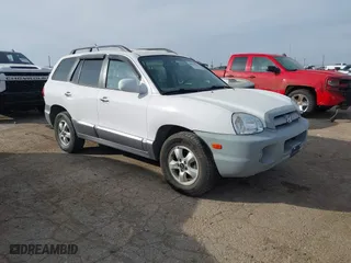 2006 Hyundai Santa Fe GLS with VIN KM8SC13E06U069300, listed as a IAAI auction lot 40831935 with 117,718 mi miles. Bid and sale history available at carsss.com. Image 1.