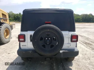 2022 Jeep Wrangler Sport with VIN 1C4HJXAG2NW277421, listed as a Copart auction lot 63097913 with 25,141 mi miles and . Bid and sale history available at DreamBid. Image 6.