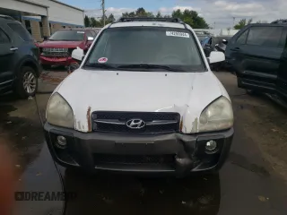 2007 Hyundai Tucson SE with VIN KM8JN72D27U569221, listed as a Copart auction lot 74250944 with 195,097 mi miles and Salvage Title. Bid and sale history available at carsss.com. Image 5.