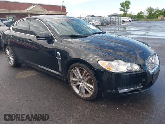 2010 Jaguar XF Supercharged with VIN SAJWA0HE1AMR64142, listed as a IAAI auction lot 42073475 with 119,177 mi miles. Bid and sale history available at carsss.com. Image 1.