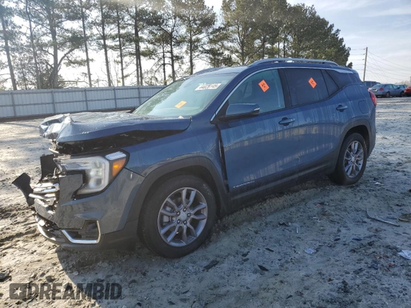 2024 GMC Terrain SLT с VIN 3GKALPEGXRL122539, выставлен на аукционе Copart как лот 44029145 с пробегом 21 518 миль миль и Списание • Salvage title. История ставок и продаж доступна на DreamBid. Изображение 1.