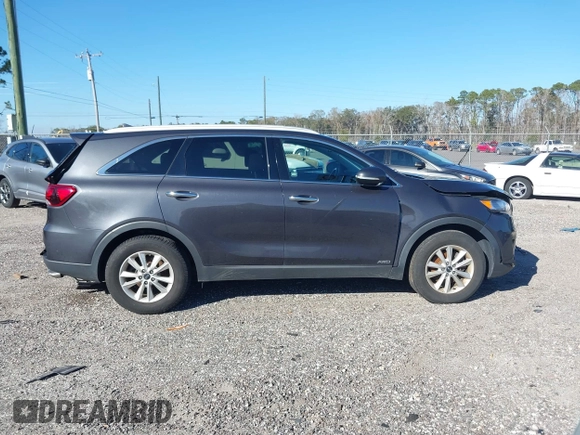 2019 Kia Sorento LX with VIN 5XYPGDA3XKG436510, listed as a IAAI auction lot 41010237 with 123,368 mi miles and . Bid and sale history available at carsss.com. Image 13.