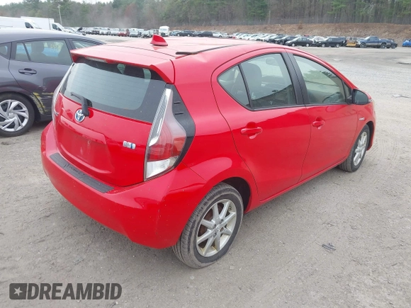 2015 Toyota Prius One with VIN JTDKDTB32F1098845, listed as a IAAI auction lot 42124053 with 111,871 mi miles and . Bid and sale history available at carsss.com. Image 4.
