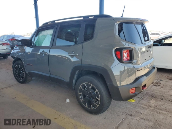 2023 Jeep Renegade Trailhawk with VIN ZACNJDC10PPP37182, listed as a Copart auction lot 49251315 with 13,779 mi miles and Salvage title. Bid and sale history available at DreamBid. Image 2.