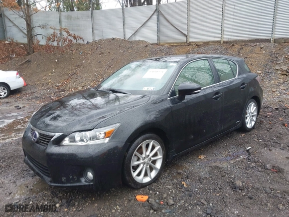 2012 Lexus CT 200h with VIN JTHKD5BH3C2100419, listed as a IAAI auction lot 42020273 with 217,283 mi miles. Bid and sale history available at carsss.com. Image 23.