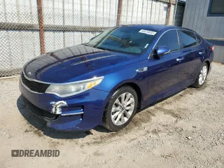 2016 Kia Optima LX with VIN 5XXGT4L30GG012015, listed as a Copart auction lot 64810855 with 139,023 mi miles and Salvage title. Bid and sale history available at DreamBid. Image 1.