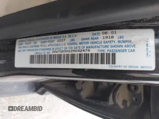 2002 Volkswagen Jetta с VIN 3VWTG69M22M042474, выставлен на аукционе IAAI как лот 41995907 с пробегом Не указан миль и . История ставок и продаж доступна на DreamBid. Изображение 9.