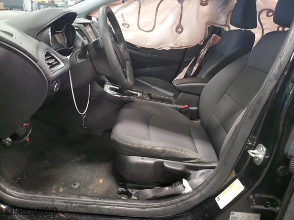 2019 Chevrolet Cruze LS with VIN 1G1BC5SM9K7111629, listed as a Copart auction lot 81933014 with 80,764 mi miles and Salvage Title. Bid and sale history available at carsss.com. Image 7.